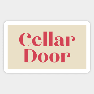 Cellar Door Donnie Darko Magnet